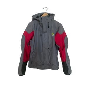 Loki Gear Softshell All In One Hooded Jacket Mens S Red Gray Lined Mask/Mittens